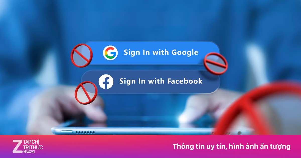 Facebook Sign In Screen Đừng đăng nhập bằng tài khoản Google, Facebook | Znews.vn