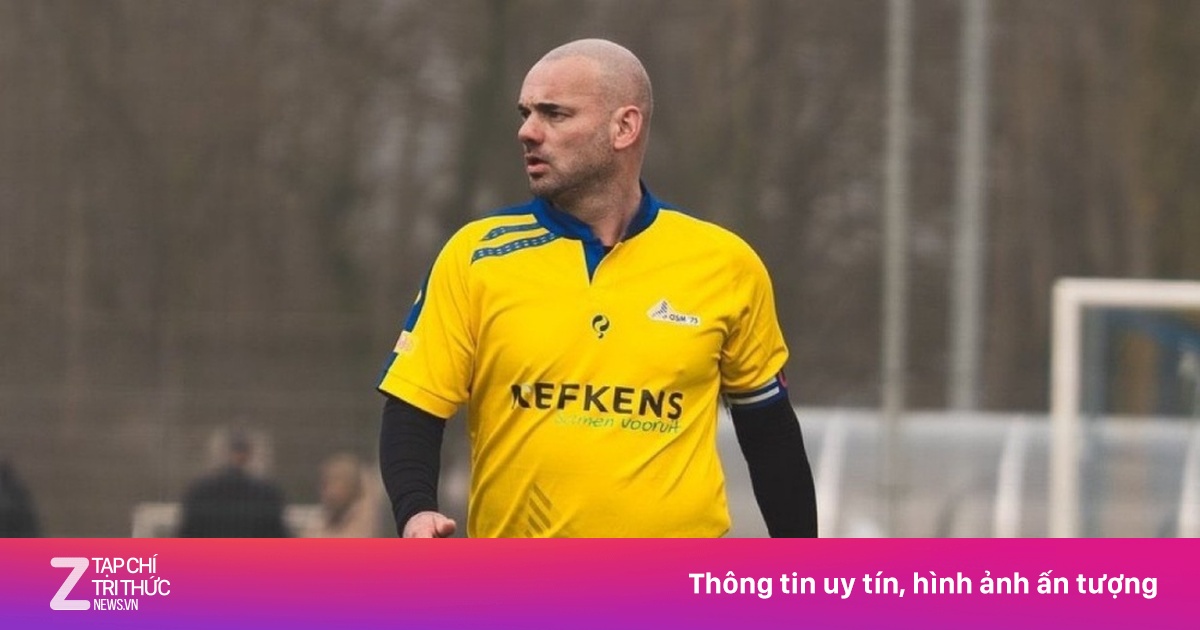 Wesley Sneijder bất ngờ tái xuất sân cỏ sau 6 năm giải nghệ ở tuổi 41