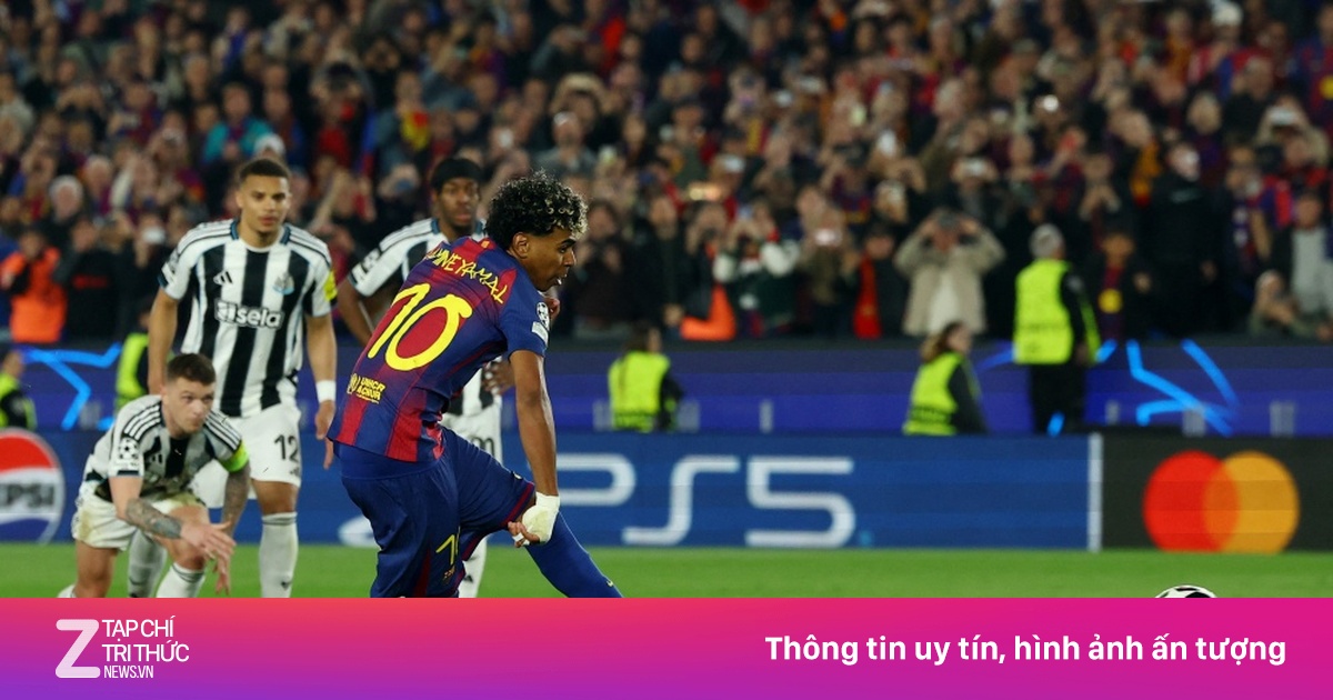 Cú lừa phạt đền của Yamal khiến Newcastle sập bẫy