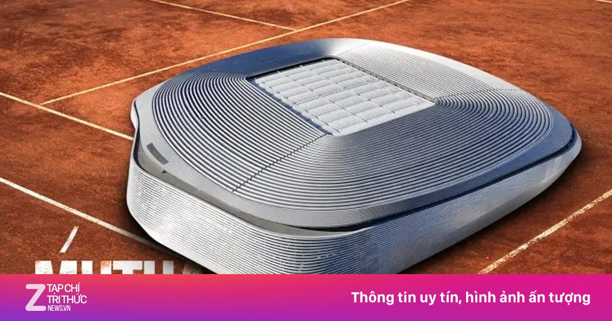 Thánh Địa Bernabeu Tạm Biến Hình Thành Sân Tập Quần Vợt Cho Madrid Open