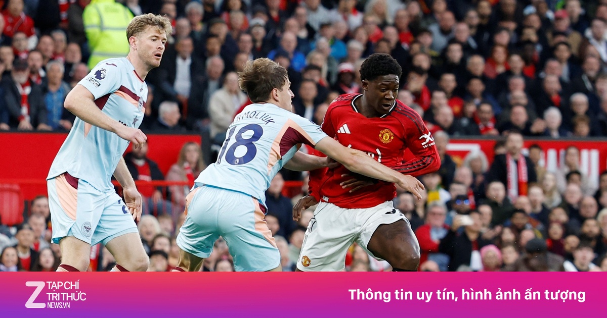 Diallo bỏ lỡ khó tin sau pha solo đẳng cấp của Mainoo, MU thắng Brentford 2-1