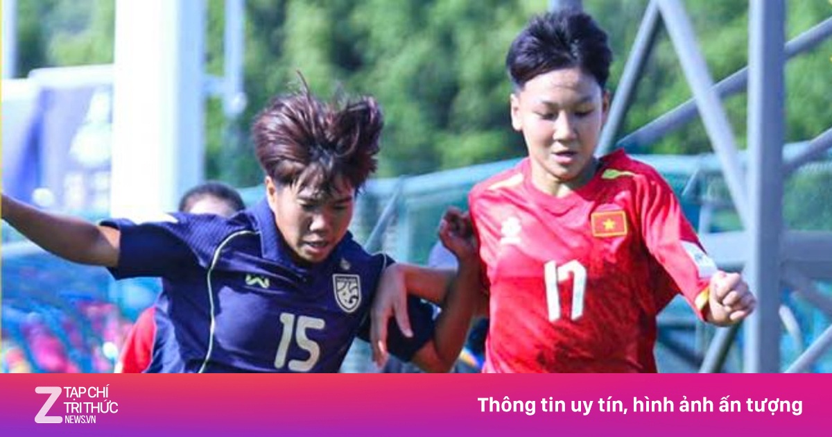 U17 nữ Việt Nam chia điểm cảm xúc với Thái Lan