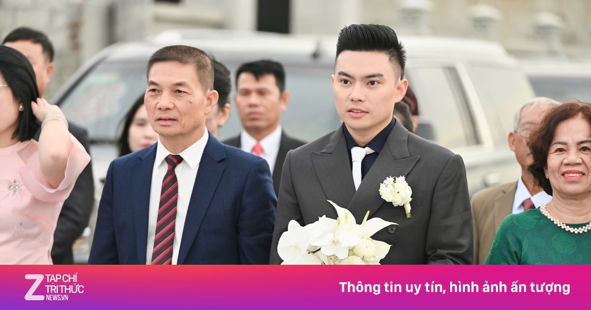 Chồng doanh nhân của Đỗ Thị Hà tới đón dâu ở Thanh Hóa