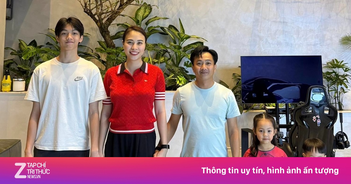 Hình ảnh gây chú ý của gia đình ông Nguyễn Quốc Cường