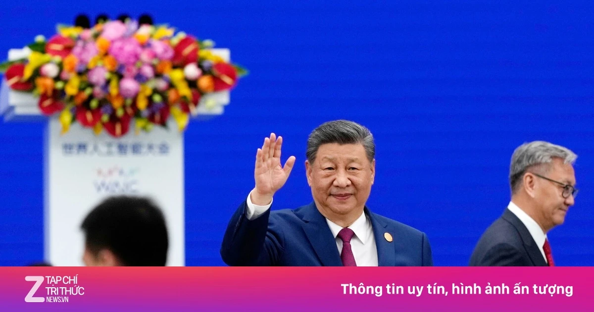 Chủ tịch Trung Quốc Tập Cận Bình dự Hội nghị AI Thế giới