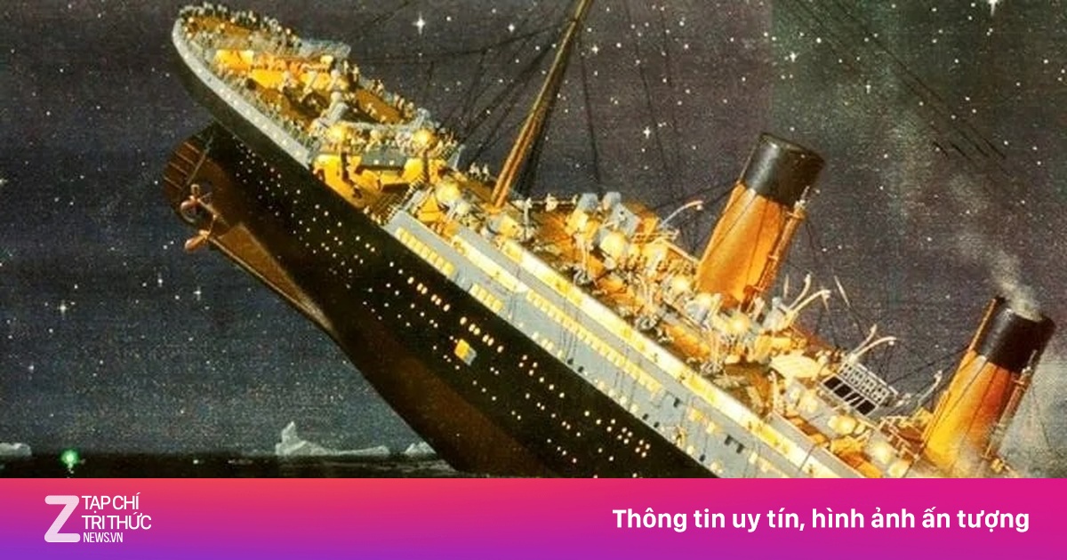 Khoảnh khắc cuối cùng của thuyền trưởng Titanic trên con tàu đắm