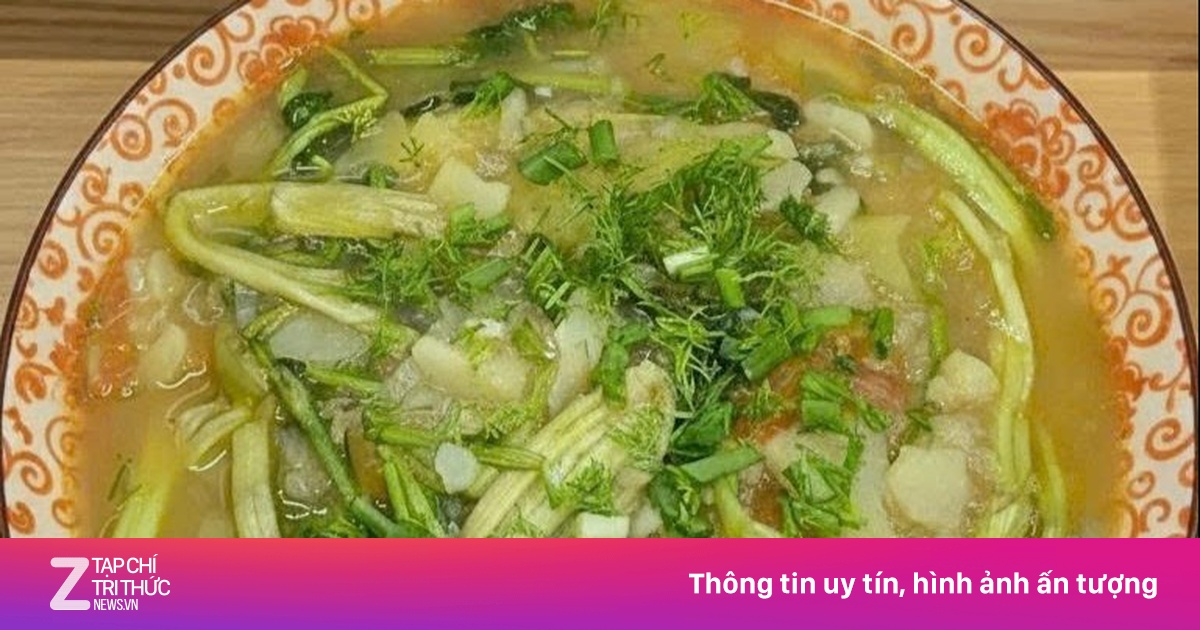 Canh khoai tây rau cần có tác dụng gì?