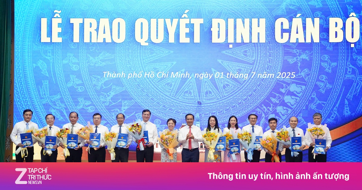 Công bố lãnh đạo các sở, ngành của TP.HCM sau sáp nhập