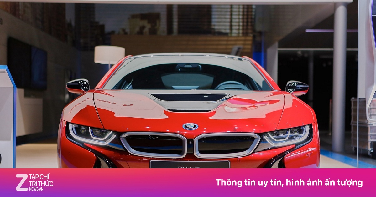 Ảnh thực tế BMW i8 màu đỏ đầu tiên trên thế giới - Siêu xe - ZNEWS.VN