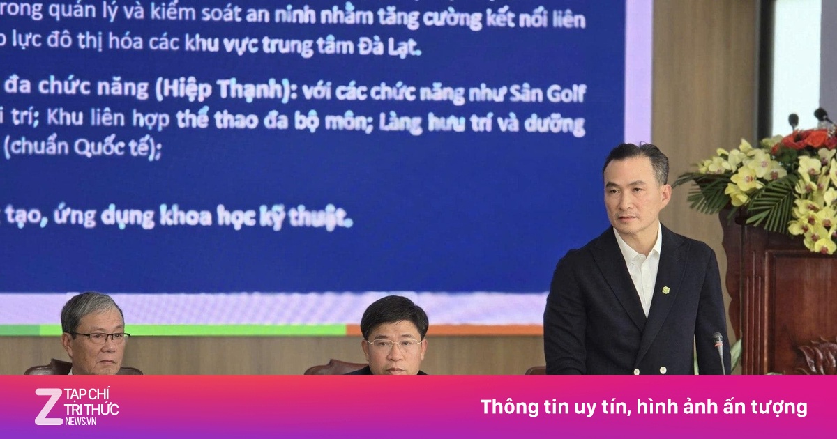 Diễn viên Chi Bảo đảm nhiệm vai trò Phó tổng giám đốc Novaland tại buổi làm việc ở Lâm Đồng