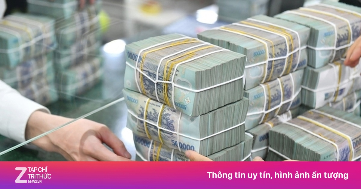 Tiền gửi vào ngân hàng giảm