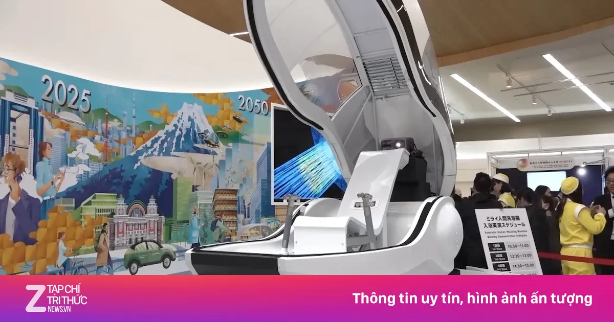 Đây là máy tắm cho người của Nhật Bản