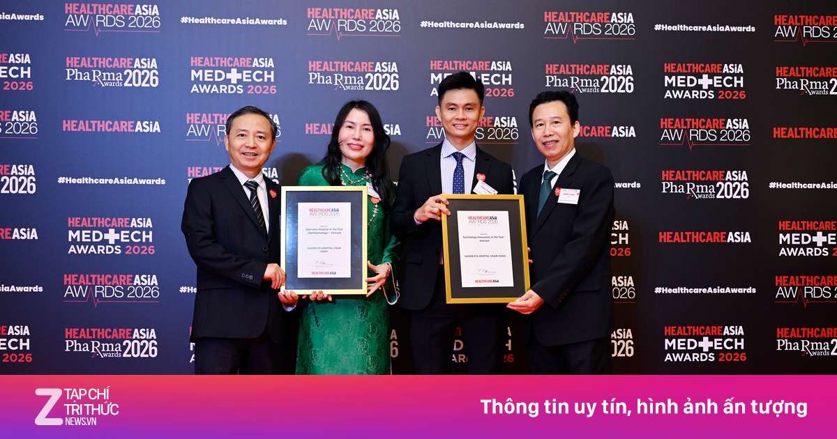 Bệnh viện Mắt Sài Gòn thắng giải Đổi mới Công nghệ Y tế Châu Á 2026