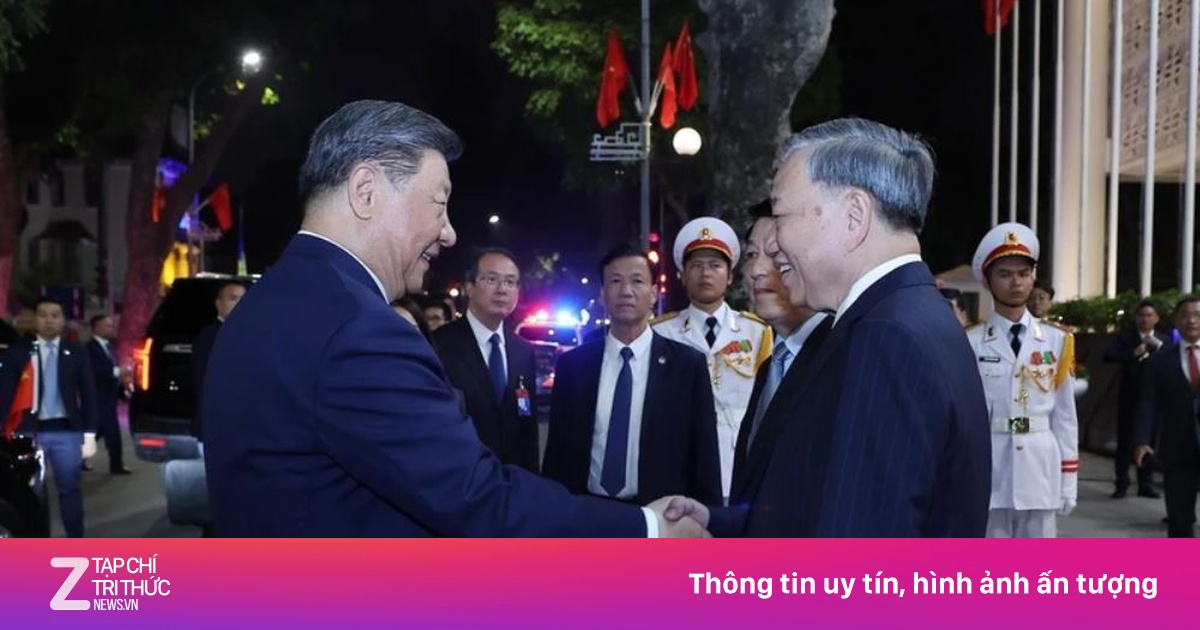Chiêu đãi trọng thể chào mừng Tổng Bí thư, Chủ tịch nước Trung Quốc