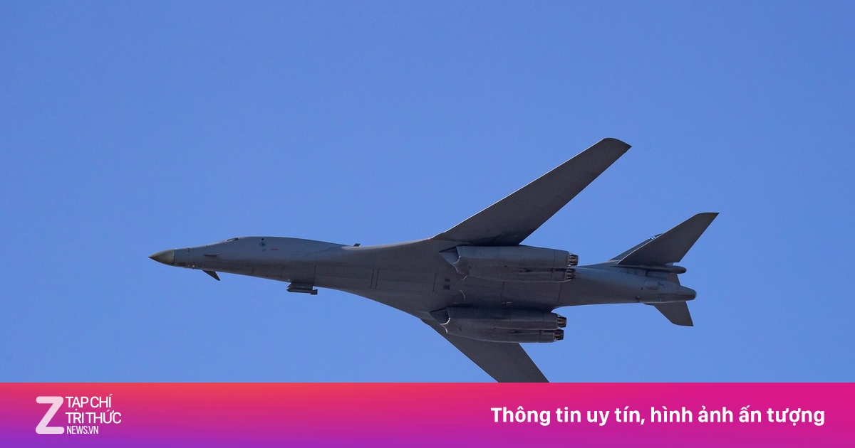Máy bay ném bom B-1B tham gia tập trận không quân chung Hàn - Mỹ