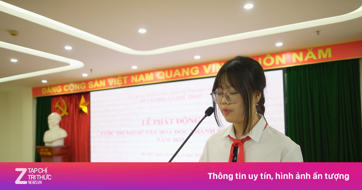 Phát động cuộc thi Đại sứ Văn hóa đọc thành phố Hà Nội năm 2025