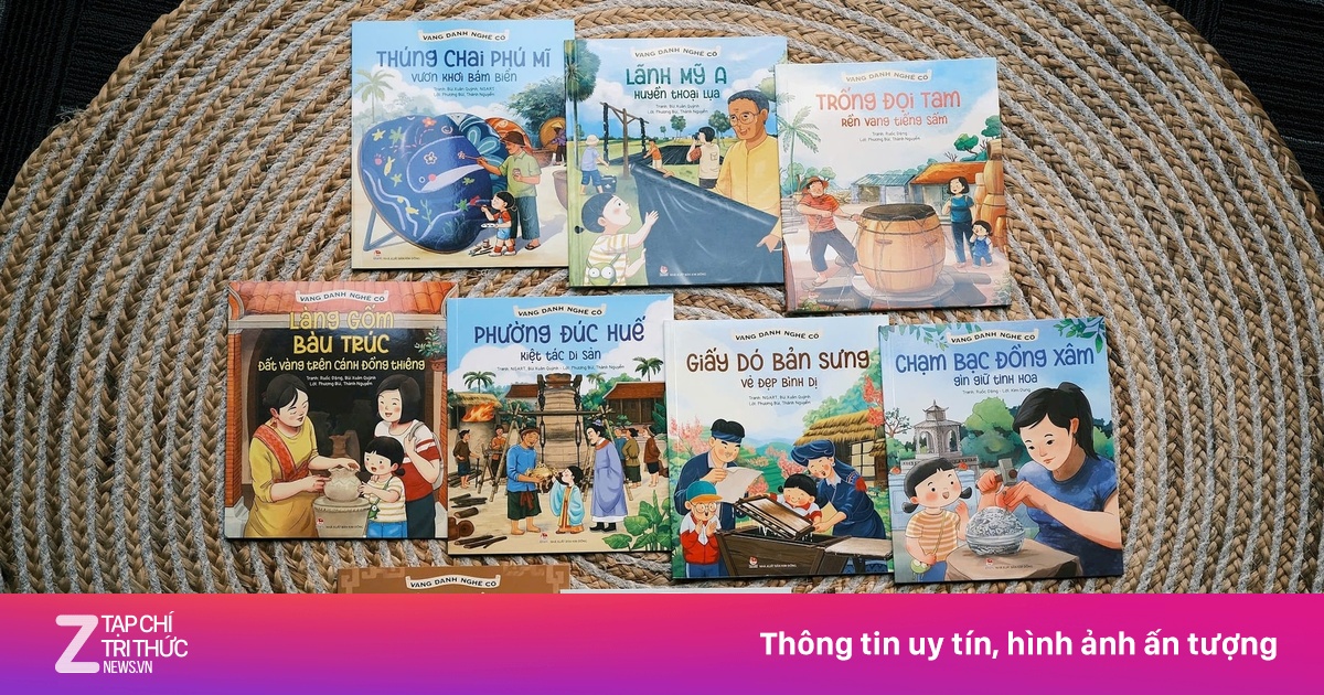 Khơi tình yêu văn hóa truyền thống qua bộ sách 'Vang danh nghề cổ'