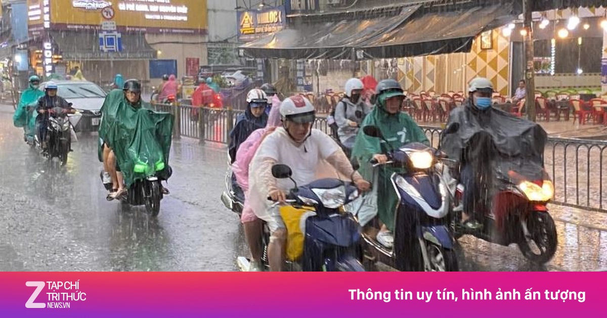 Chiều tối nay, TP.HCM có mưa dông ở nhiều điểm