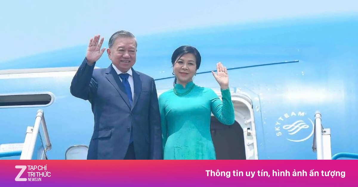 Tổng Bí thư Tô Lâm và Phu nhân lên đường thăm 4 nước