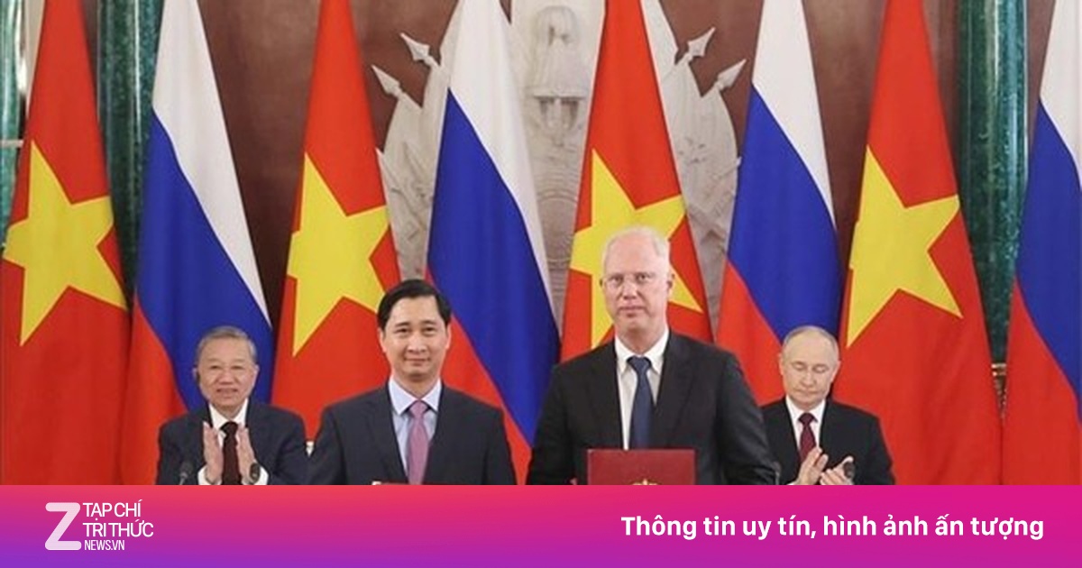 Tổng Bí thư Tô Lâm, Tổng thống Putin chứng kiến trao văn kiện hợp tác