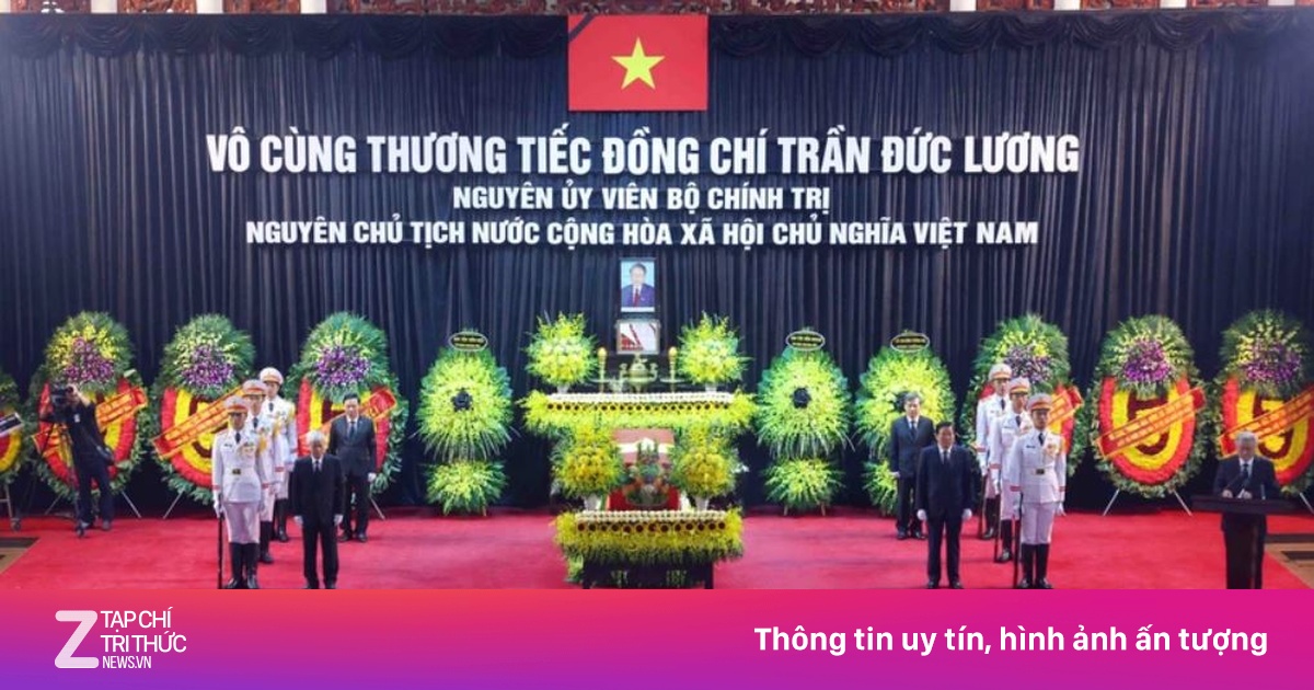 Cử hành trọng thể Lễ truy điệu nguyên Chủ tịch nước Trần Đức Lương