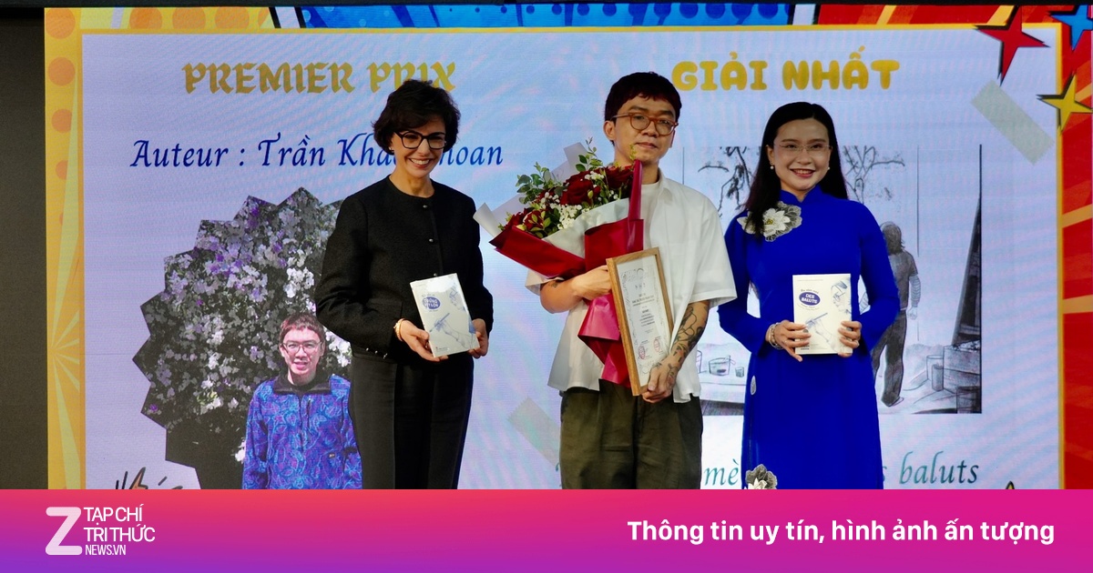 'Bài văn về trứng vịt lộn' đoạt giải nhất cuộc thi truyện tranh