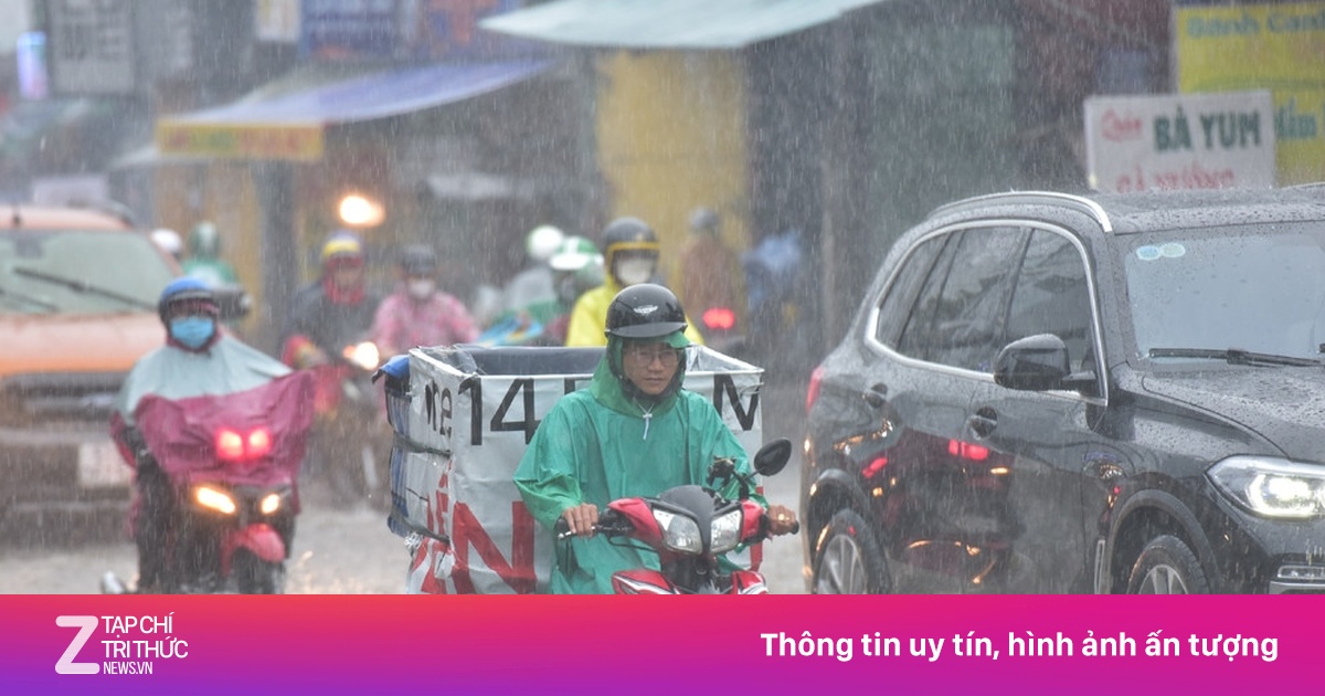 Mưa lớn toàn miền Bắc, nguy cơ dồn dập trên 100 mm trong vòng 3 giờ