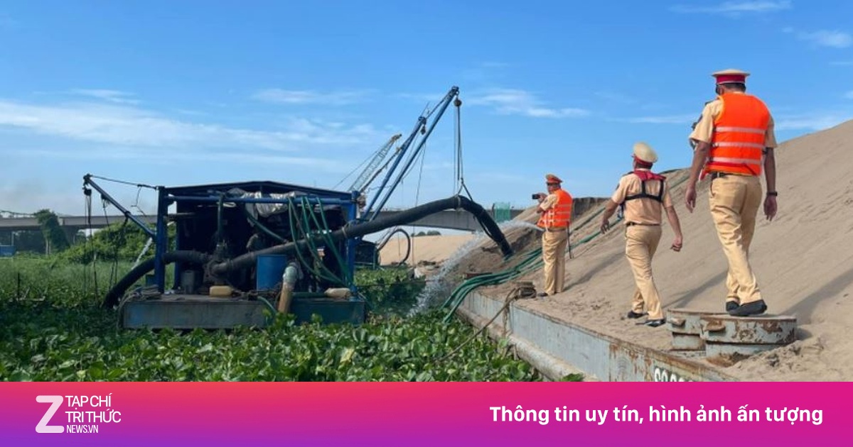 CSGT Bình Dương tổng kiểm soát, xử lý ‘cát tặc’