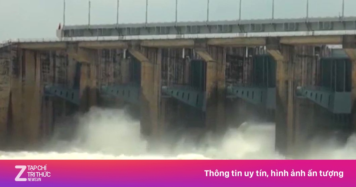 Hồ Dầu Tiếng xả lũ lớn nhất từ đầu năm