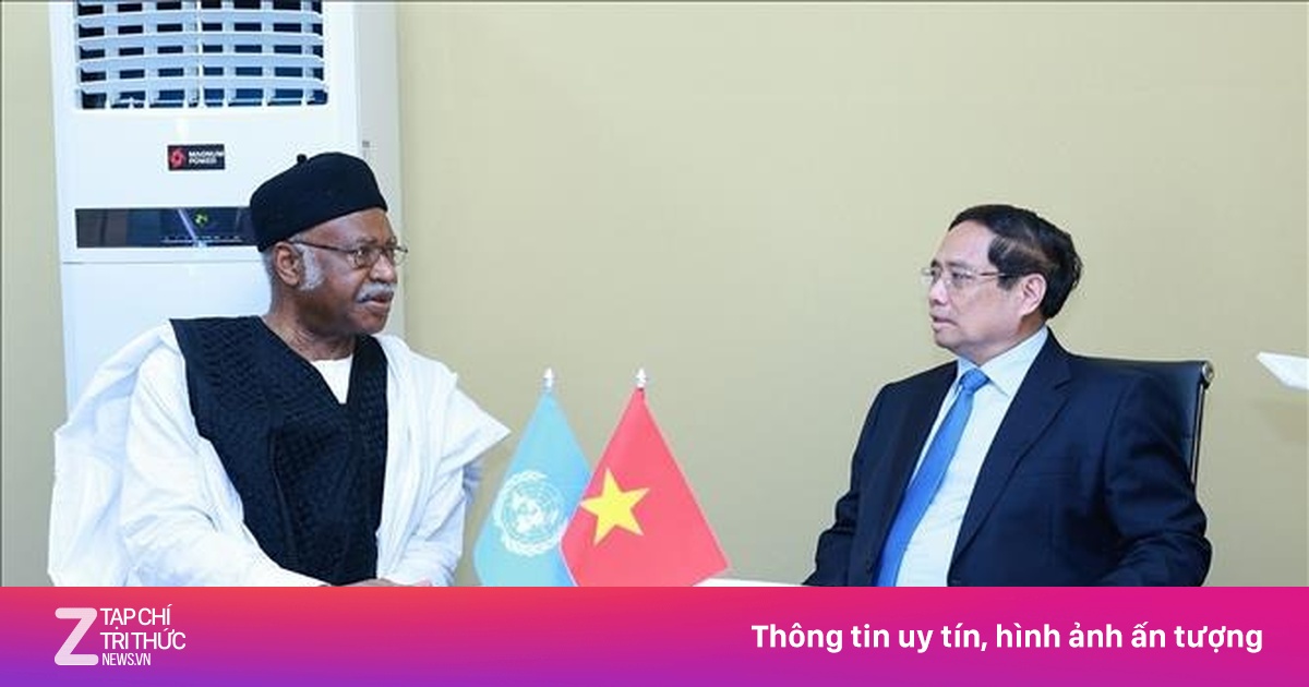 Thủ tướng Phạm Minh Chính gặp Chủ tịch Đại hội đồng Liên hợp quốc