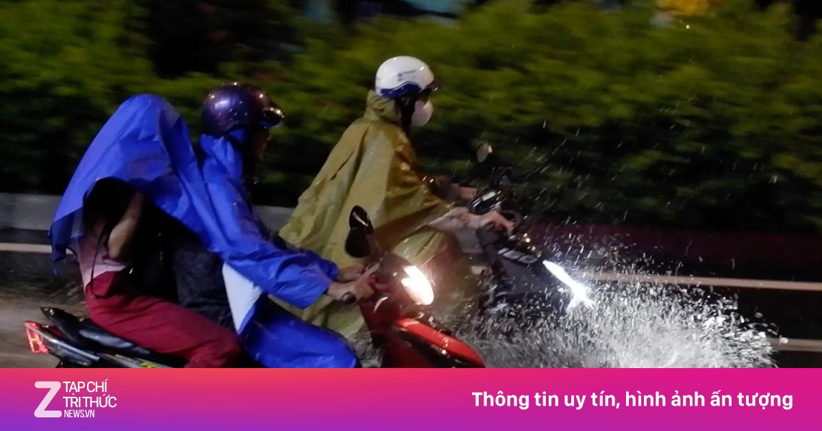 Bão số 1 ảnh hưởng gián tiếp, Nam bộ mưa dông diện rộng