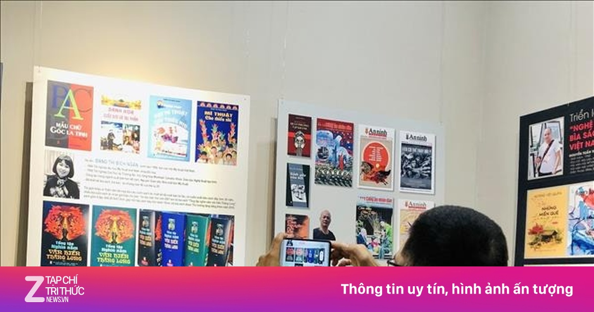 Triển lãm nghệ thuật thiết kế bìa sách, báo và tạp chí Việt Nam
