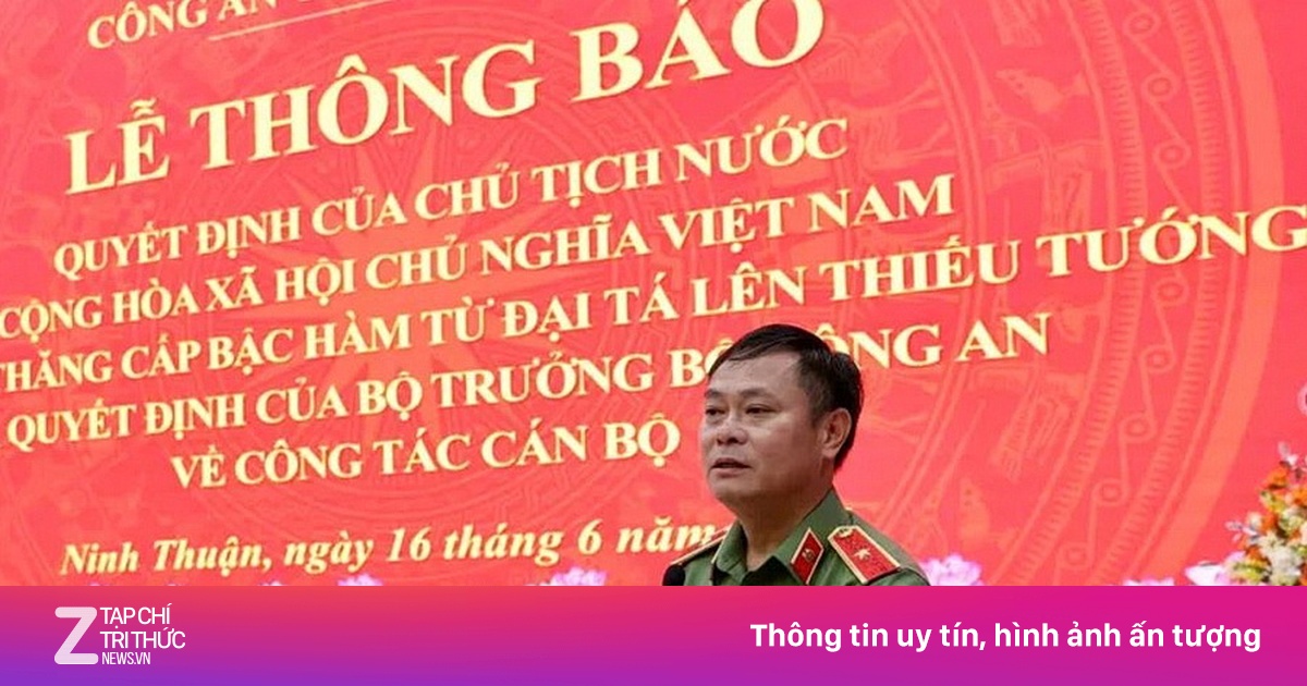 Giám đốc Công an Ninh Thuận nhận nhiệm vụ mới