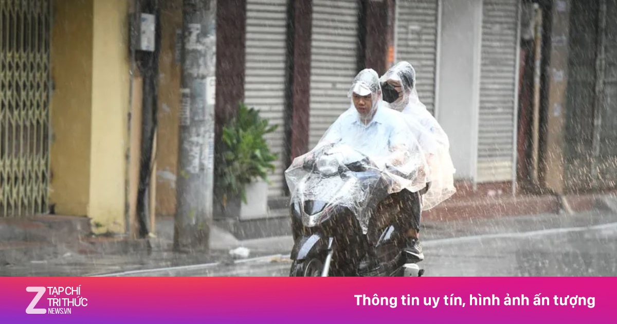 Diễn biến mưa dông ở miền Bắc