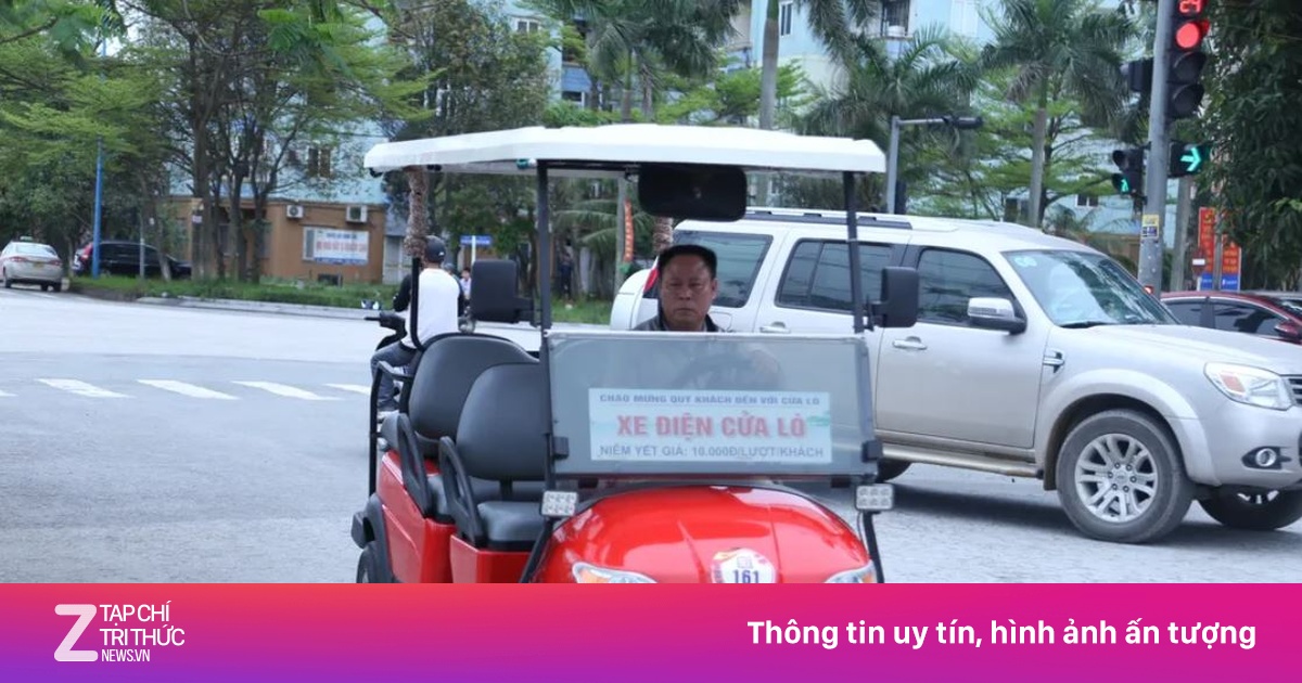 Dừng hoạt động xe điện ở biển Cửa Lò