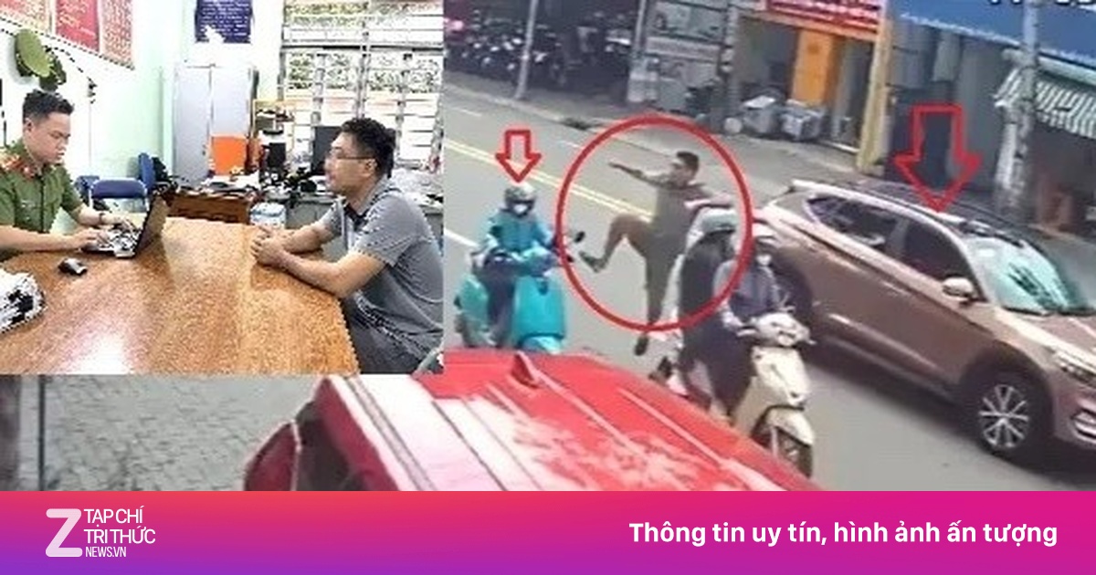 Lời khai của người đàn ông đạp nữ tài xế xe ôm ngã nhào ở Bình Dương