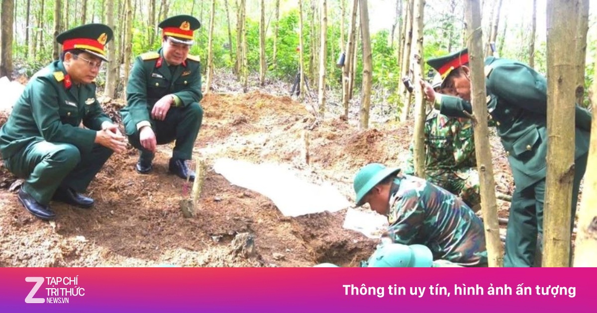Phát hiện 4 bộ hài cốt liệt sĩ tại rừng tràm ở Quảng Trị