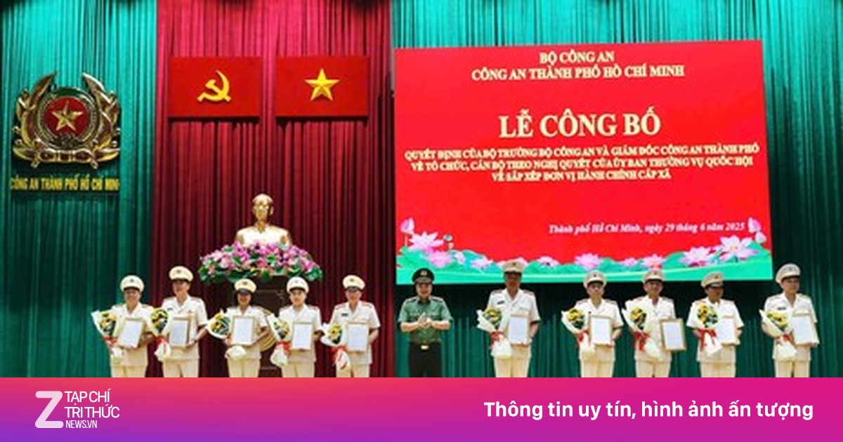 Sau sáp nhập, tổ chức lại bộ máy, Công an TP.HCM có 213 đầu mối