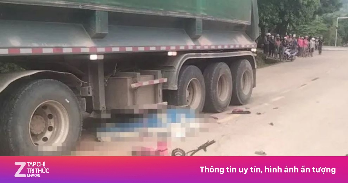 Nguyên nhân xe đạp điện va chạm xe đầu kéo khiến 4 em nhỏ thương vong