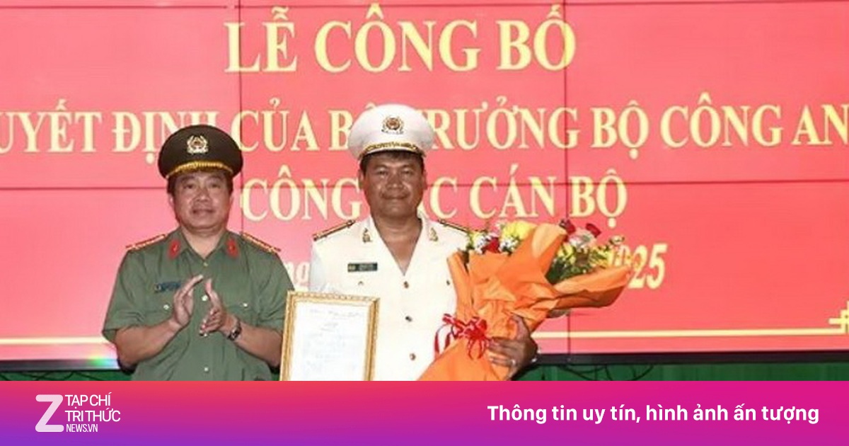 Công bố quyết định của Bộ trưởng Công an về công tác cán bộ