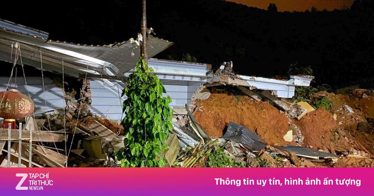 Mưa lớn gây sập nhà dân ở Yên Bái, một người thiệt mạng