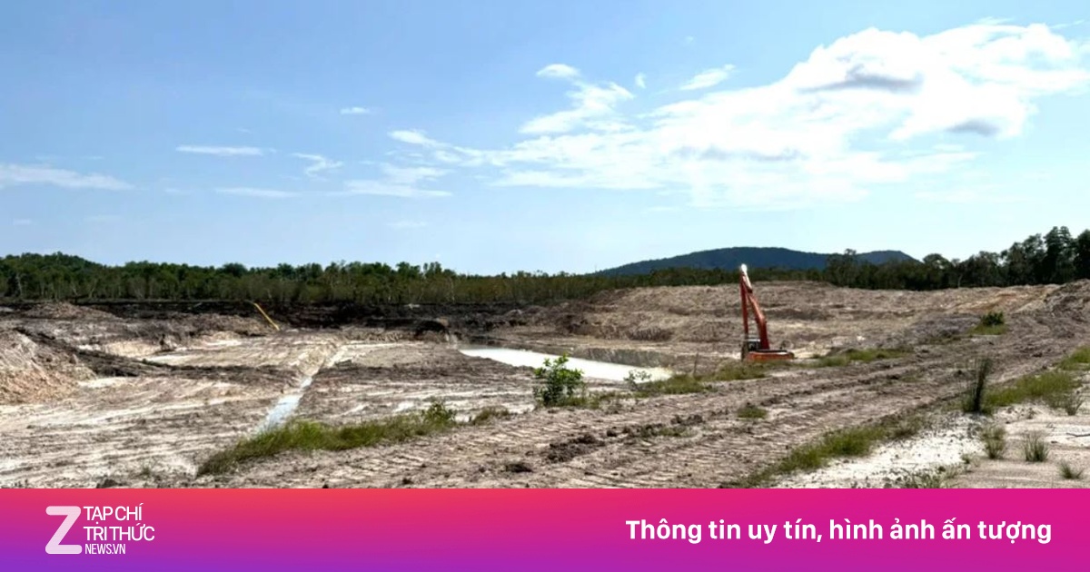 Thuê 8 máy múc san lấp, lấn chiếm hơn 50.000 m2 đất công ở Phú Quốc