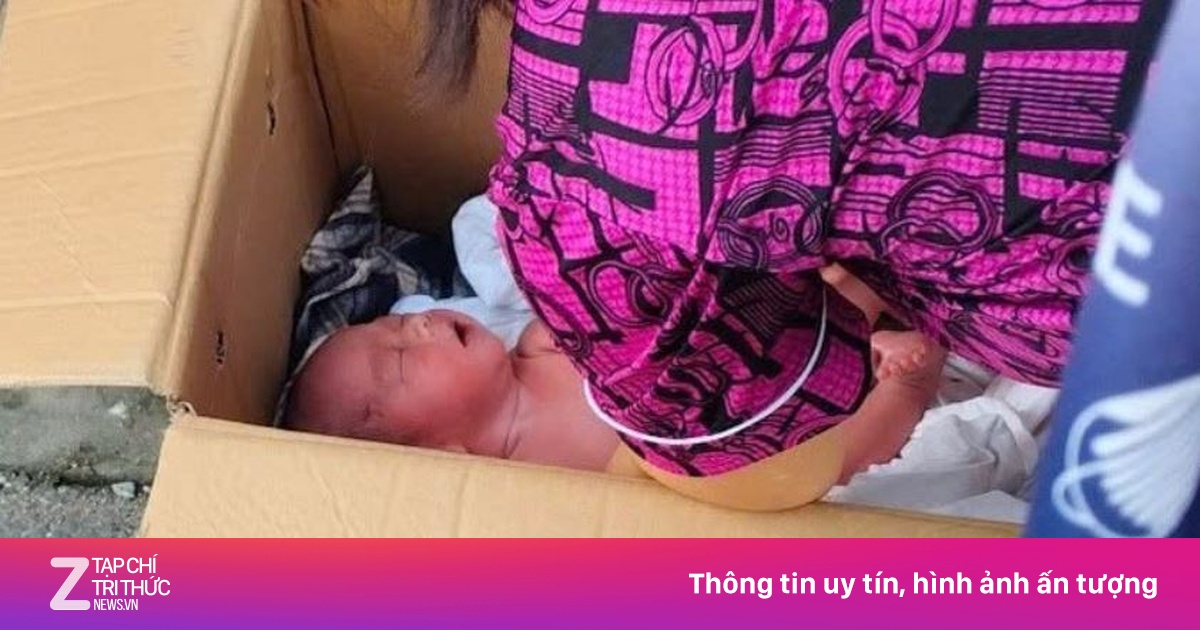 Bé sơ sinh bị bỏ rơi trong thùng giấy sau khi đôi nam nữ cãi nhau