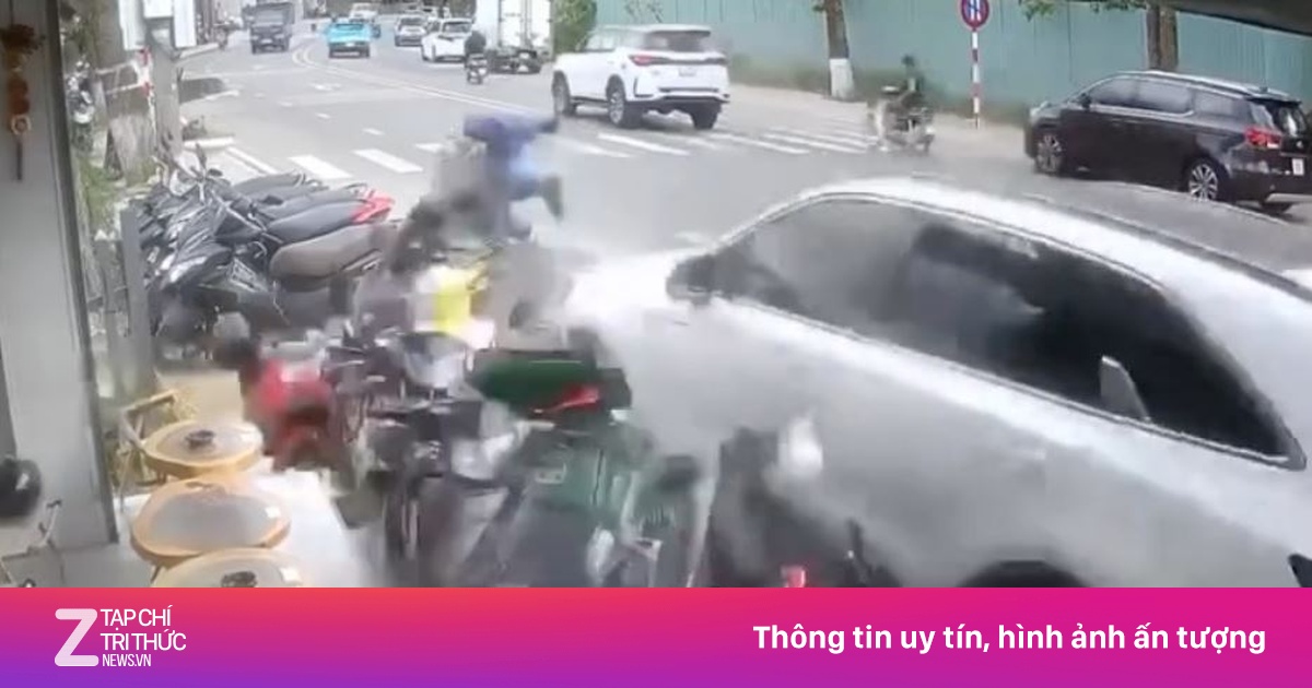 Nguyên nhân ôtô tông hàng loạt xe máy, hất văng người xuống đường