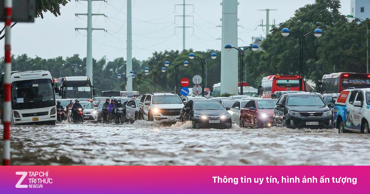 Cập nhật các điểm ngập úng ở Hà Nội ngay lúc này