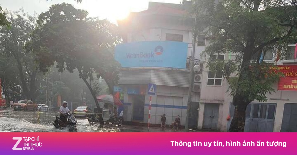 Cập nhật những điểm còn ngập ở Hà Nội