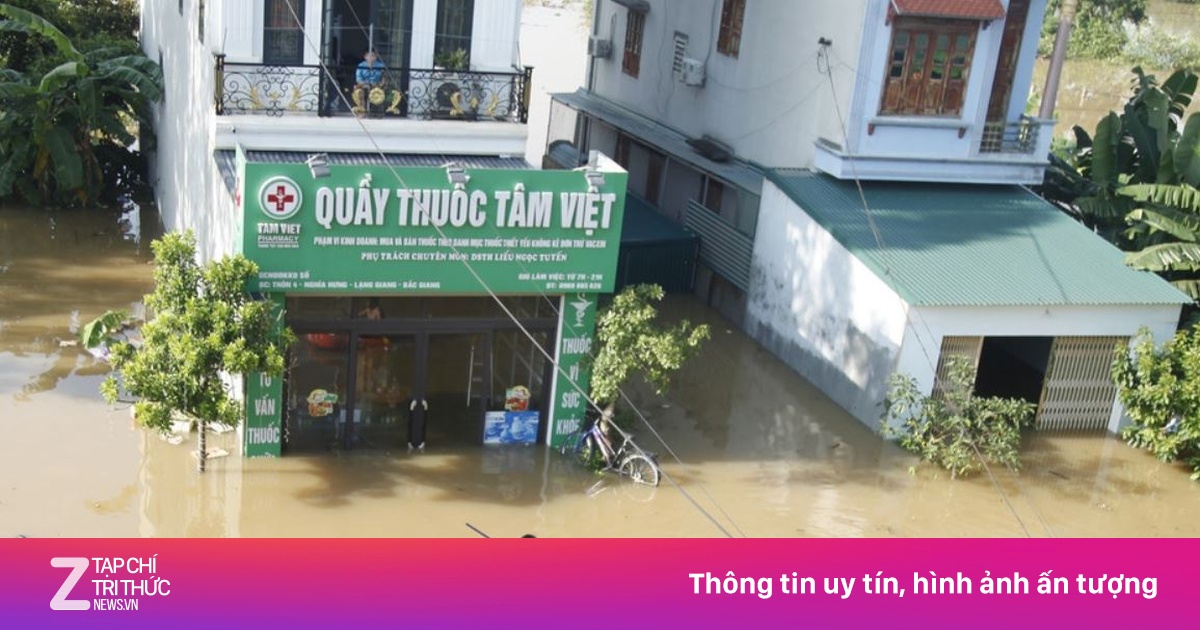 Nước lũ bắt đầu rút, Bắc Ninh còn hơn 15.000 hộ bị cô lập