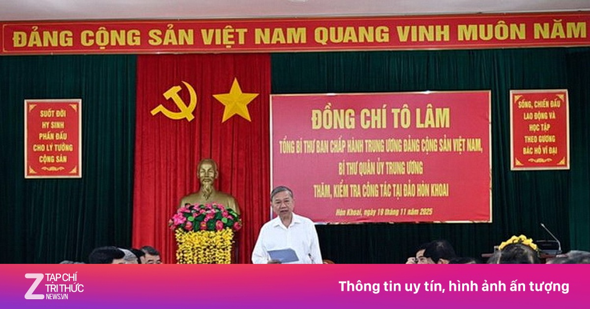Tổng Bí thư Tô Lâm thăm Hòn Khoai