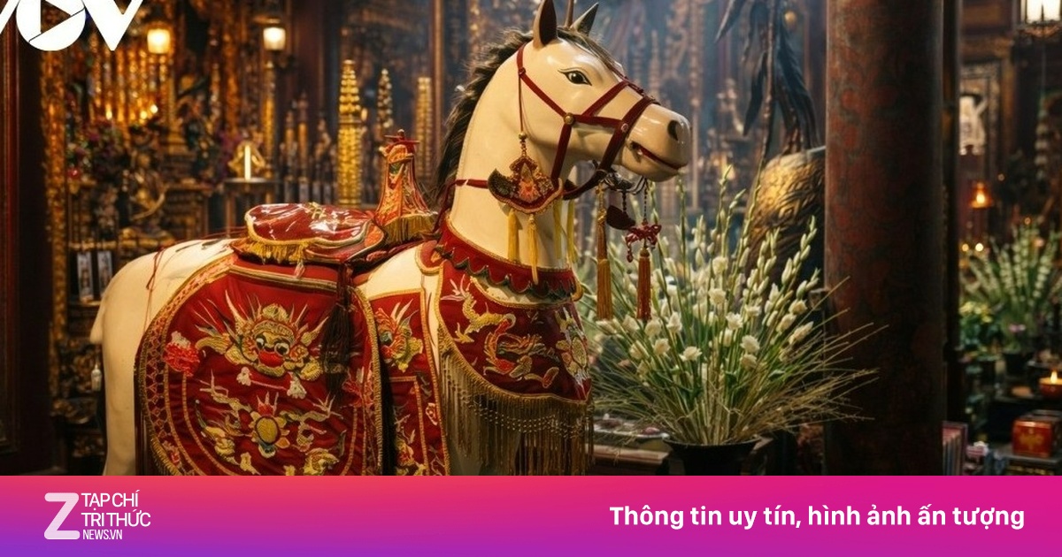 Giải mã hình tượng ngựa trong đền phủ