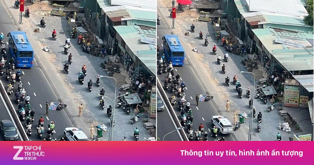 Va chạm với xe buýt, người điều khiển xe máy tử vong ở TP.HCM